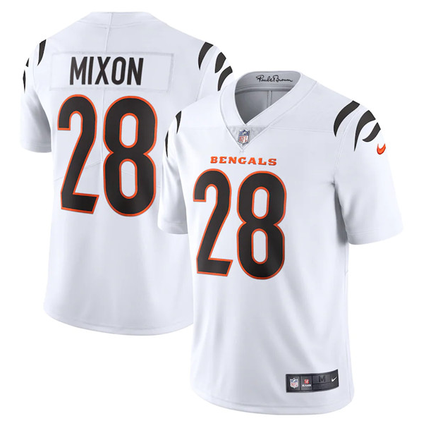 Youth Cincinnati Bengals #28 Joe Mixon New White NFL Vapor Untouchable Limited Stitched Jersey